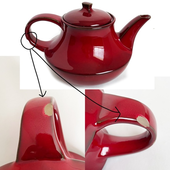 Mid Century Modern Ernestine Italy Ceramic Tea Pot & Lid Rare Vintage MCM - Picture 11 of 11
